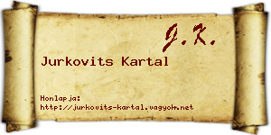 Jurkovits Kartal névjegykártya
